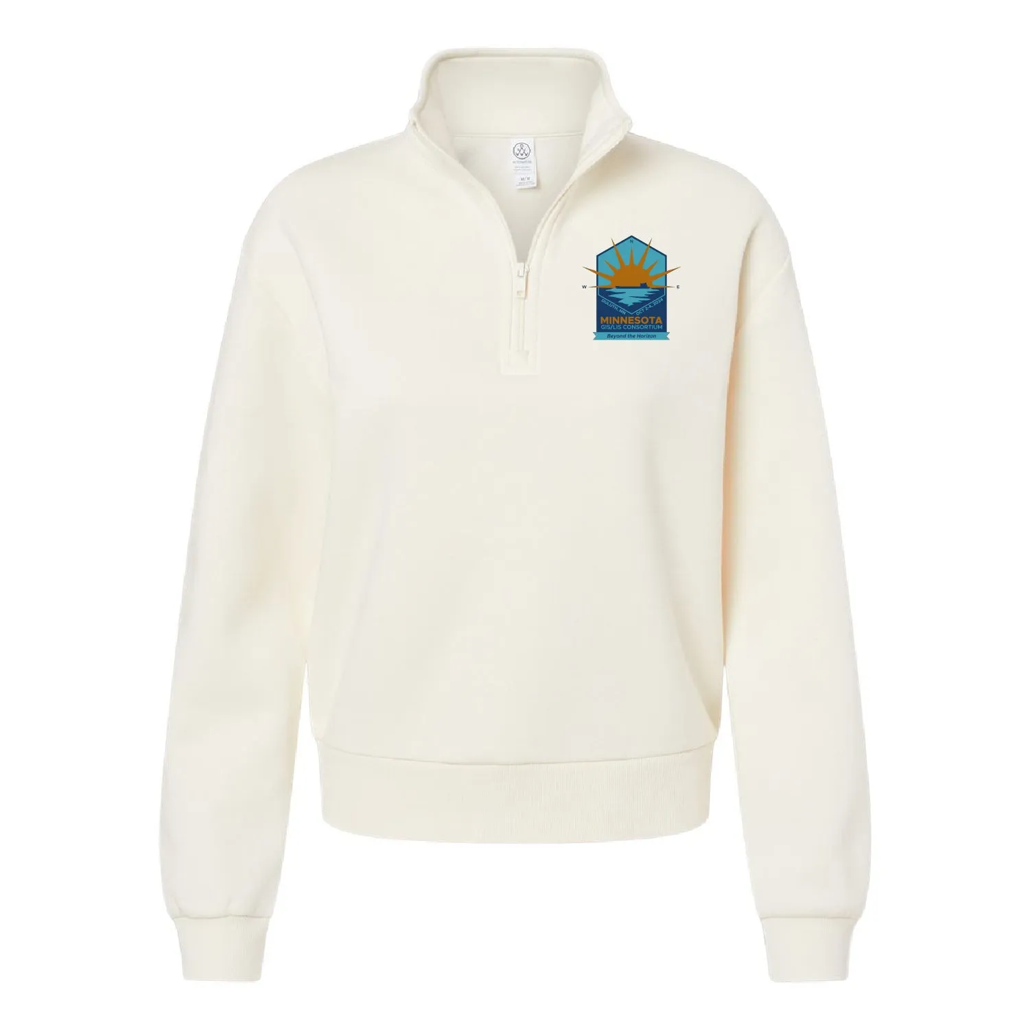 MN GIS/LIS Women's Eco-Cozy Fleece Quarter-Zip Sweatshirt  Conference Logo