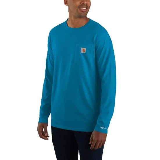 MN M FORCE LS POCKET TEE