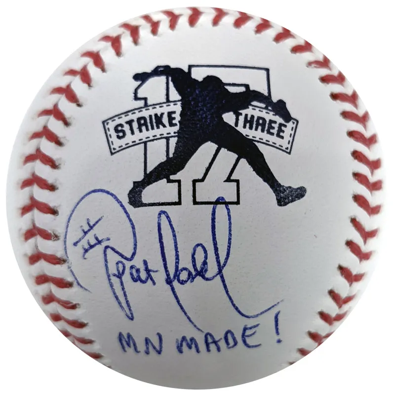 Pat Neshek Autographed Fan HQ Exclusive Nickname Series MN Made Baseball (Standard Number)