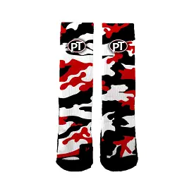 Peters Township Girls Lacrosse Club Camo Socks