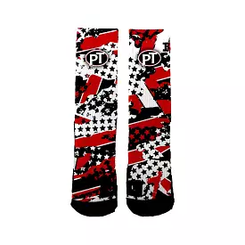 Peters Township Girls Lacrosse Club Freedom Socks