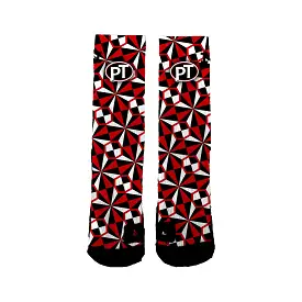 Peters Township Girls Lacrosse Club Pinwheel Socks