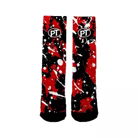 Peters Township Girls Lacrosse Club Splatter Socks