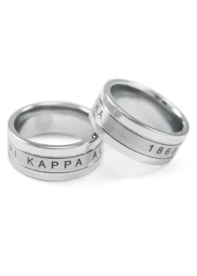 Pi Kappa Alpha Tungsten Ring