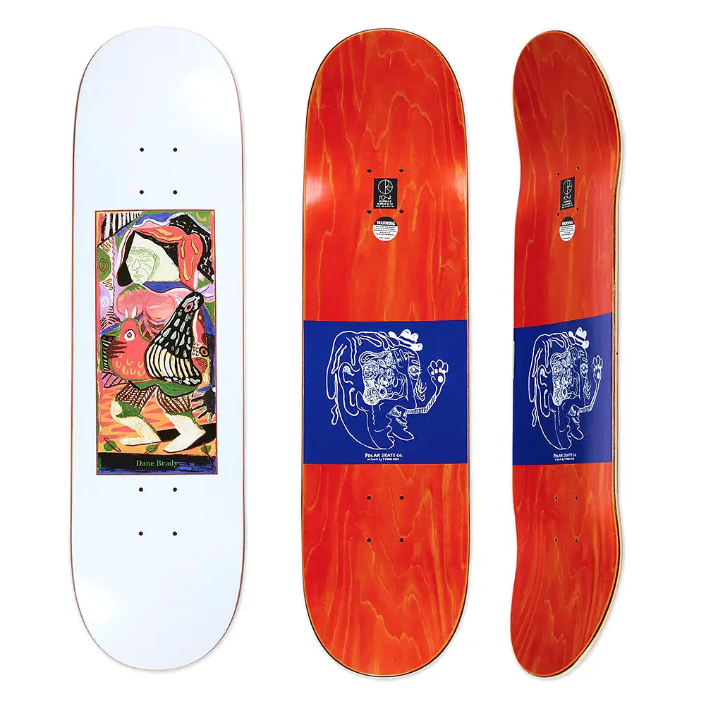 Polar Dane Brady Pigeons Skateboard Deck