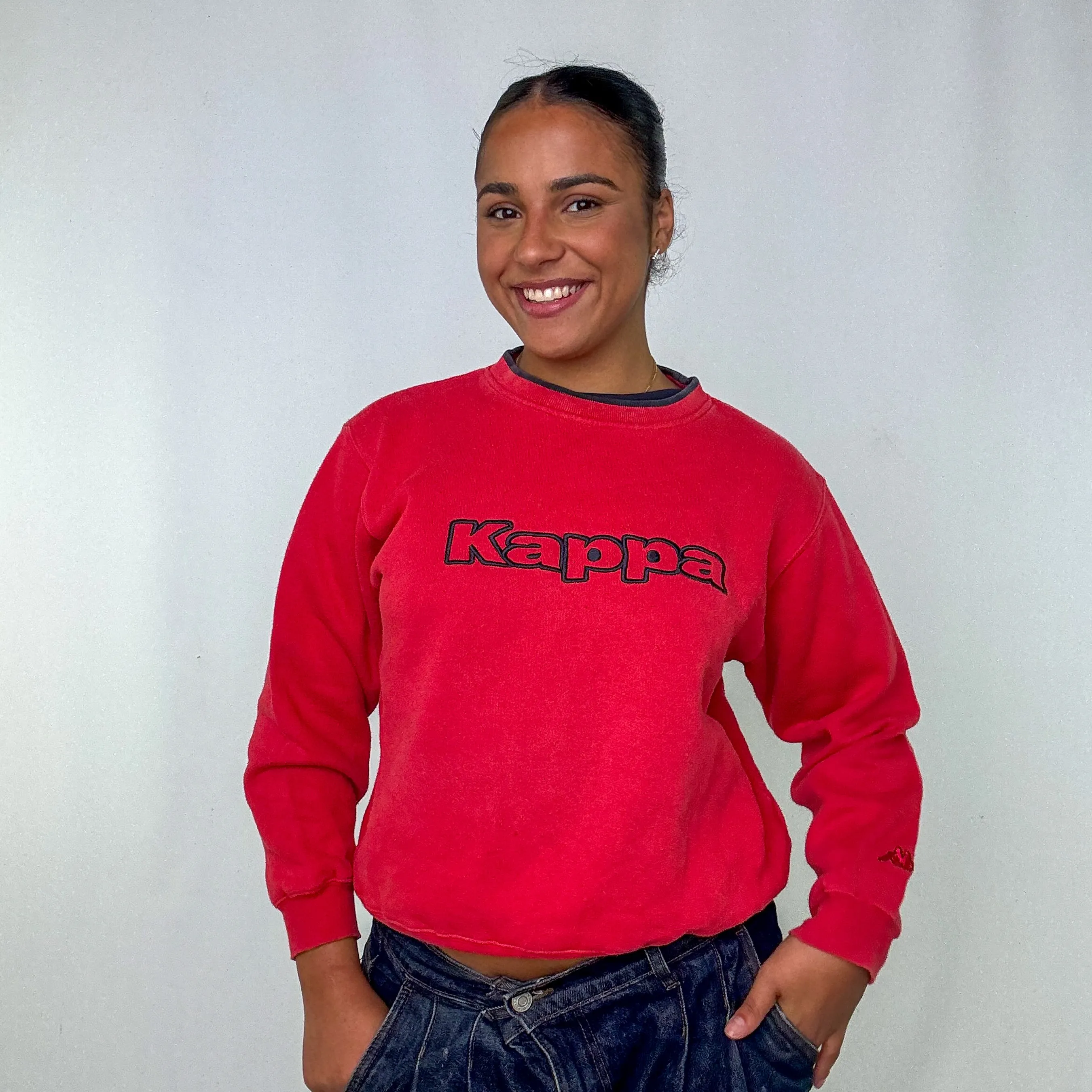 Red 90s Kappa Sweatshirt (M)