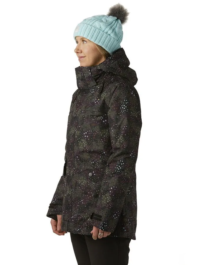 Rojo Aster Jacket Acacia Camo | Snow Jackets Womens | Snow Skiers Warehouse