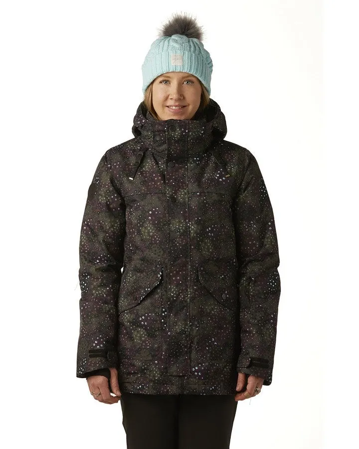 Rojo Aster Jacket Acacia Camo | Snow Jackets Womens | Snow Skiers Warehouse