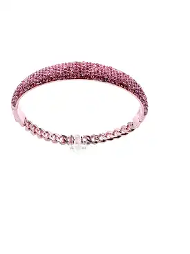 Sarah Pink Pave Chain Bracelet