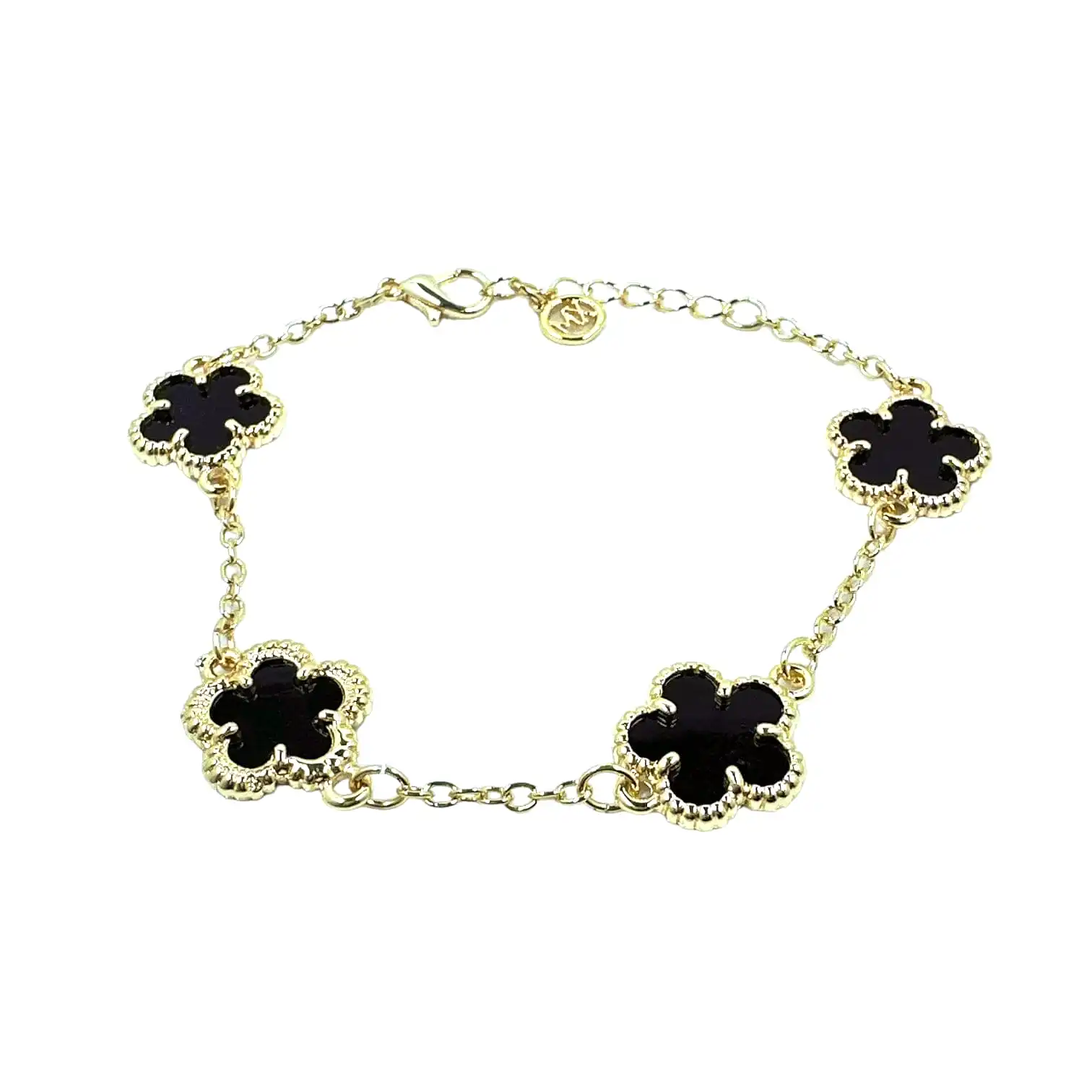 Shayla Flower Clover Bracelet