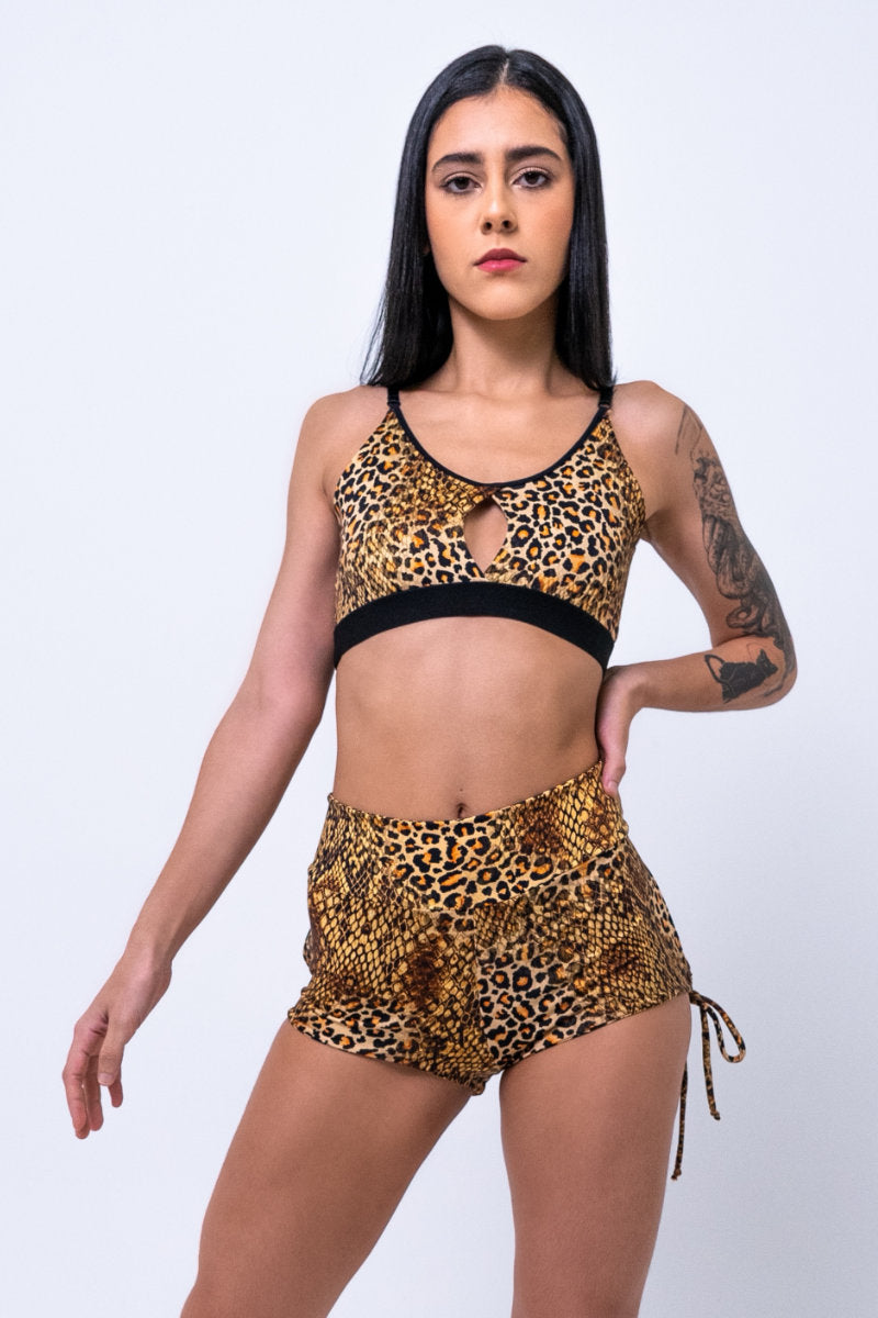 Sorte Full Moon Bottoms - Snake-Leopard