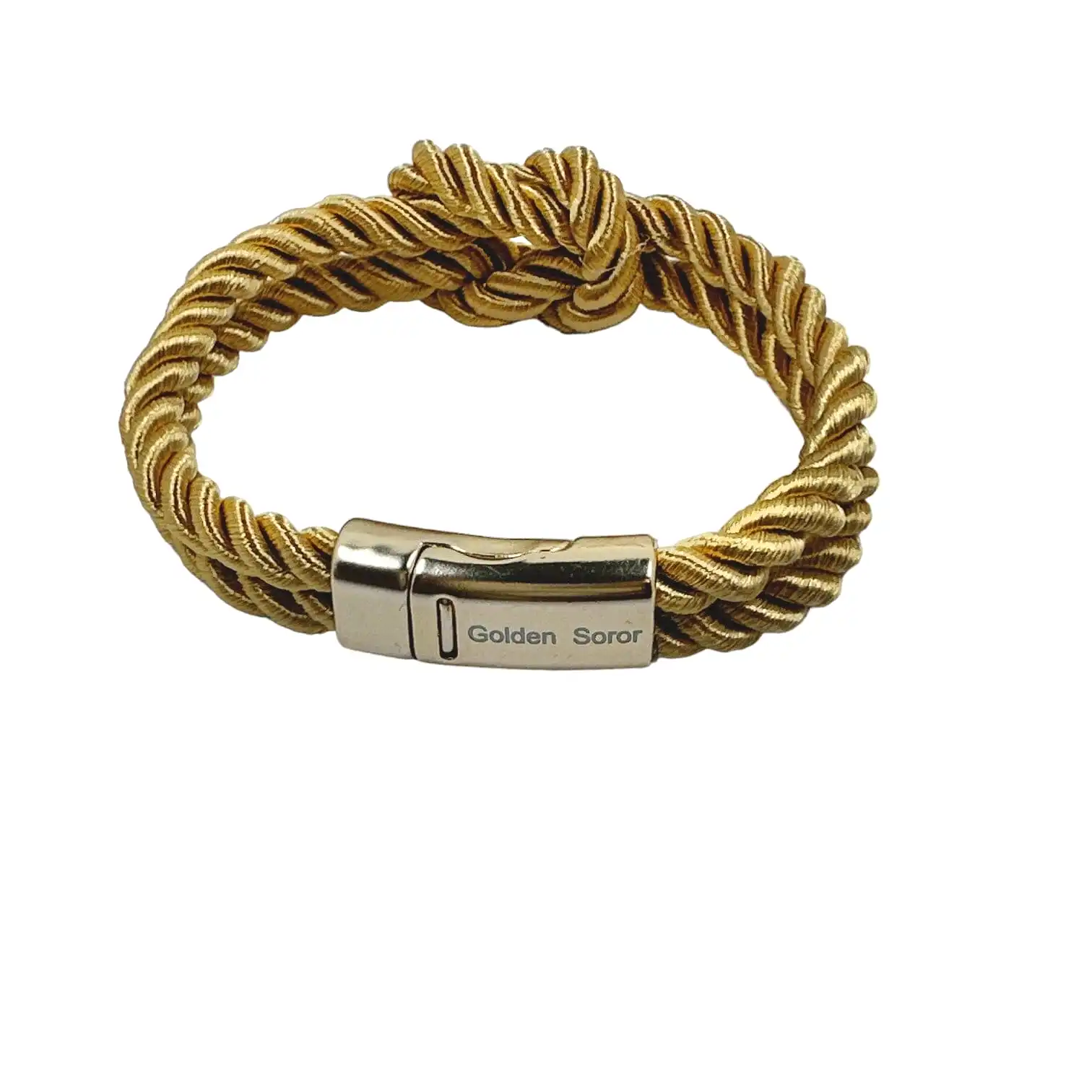 The Original Love Knot Satin Rope Bracelet Golden Soror