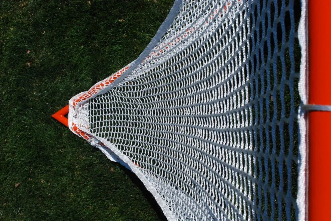 Tournament Lacrosse Goal - 35 lbs, 6'x6'x7' w/ 4mm, 5mm, 6mm or 7mm BLACK NET by Crankshooter - Free Shipping