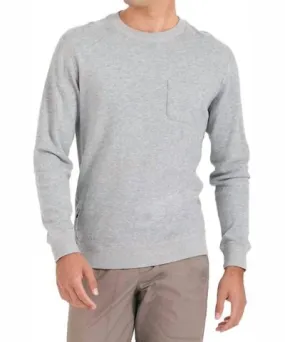 Vuori Jeffreys Pullover In Heather Gray