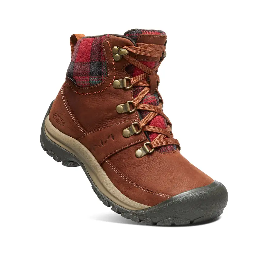 Women's Kaci III Winter Waterproof Boot | Tortoise Shell/Red Plaid