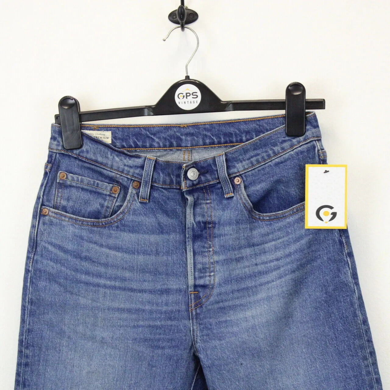 Womens LEVIS 501 Big E Jeans Mid Blue | W29 L28