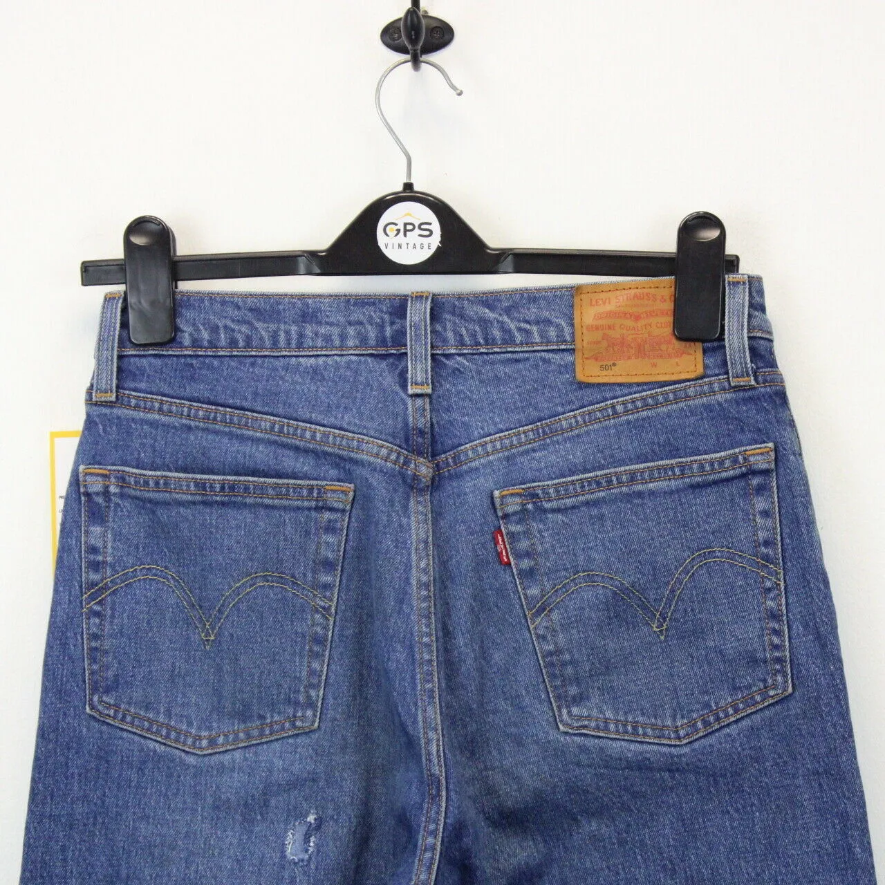 Womens LEVIS 501 Big E Jeans Mid Blue | W29 L28