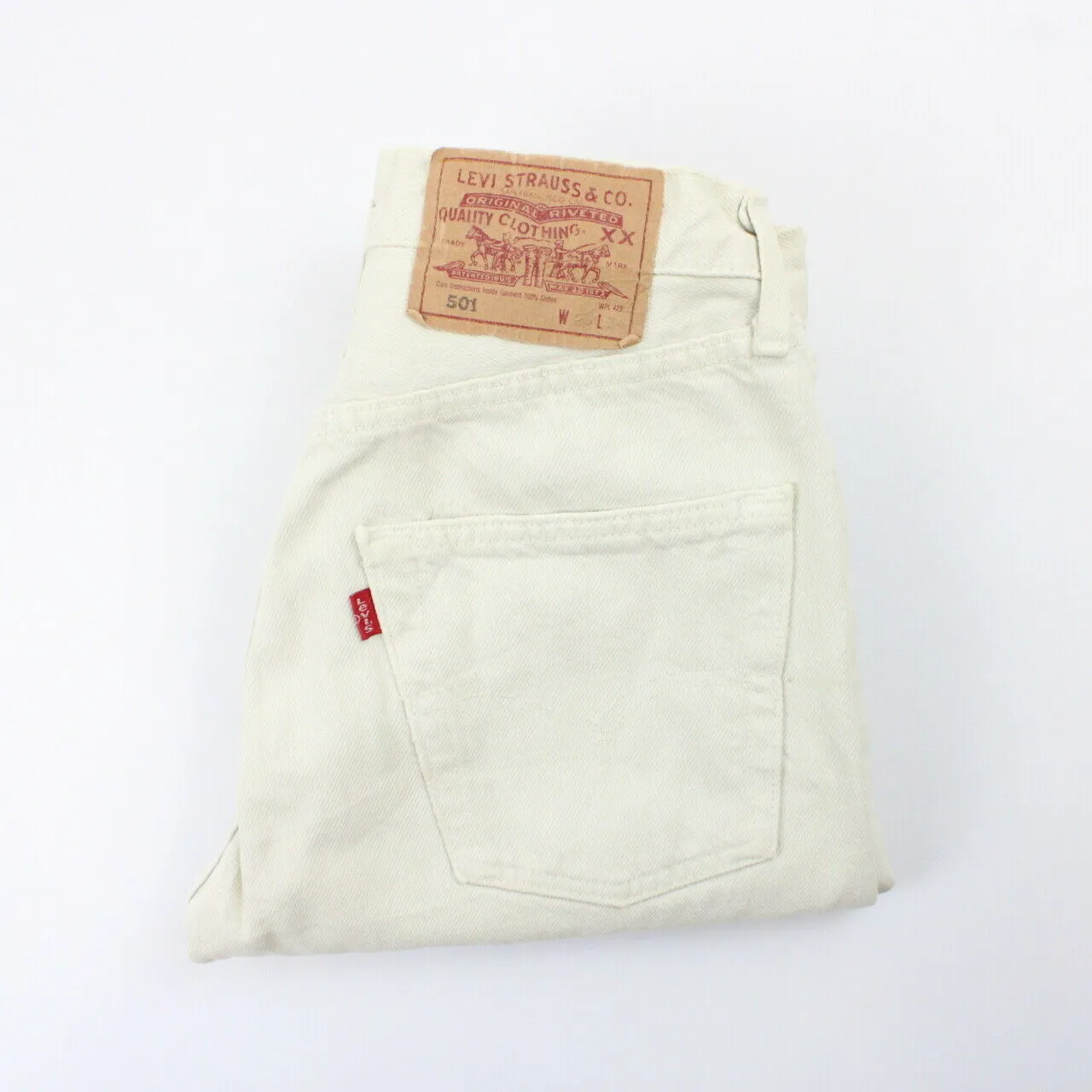 Womens LEVIS 501 Jeans Beige | W26 L28