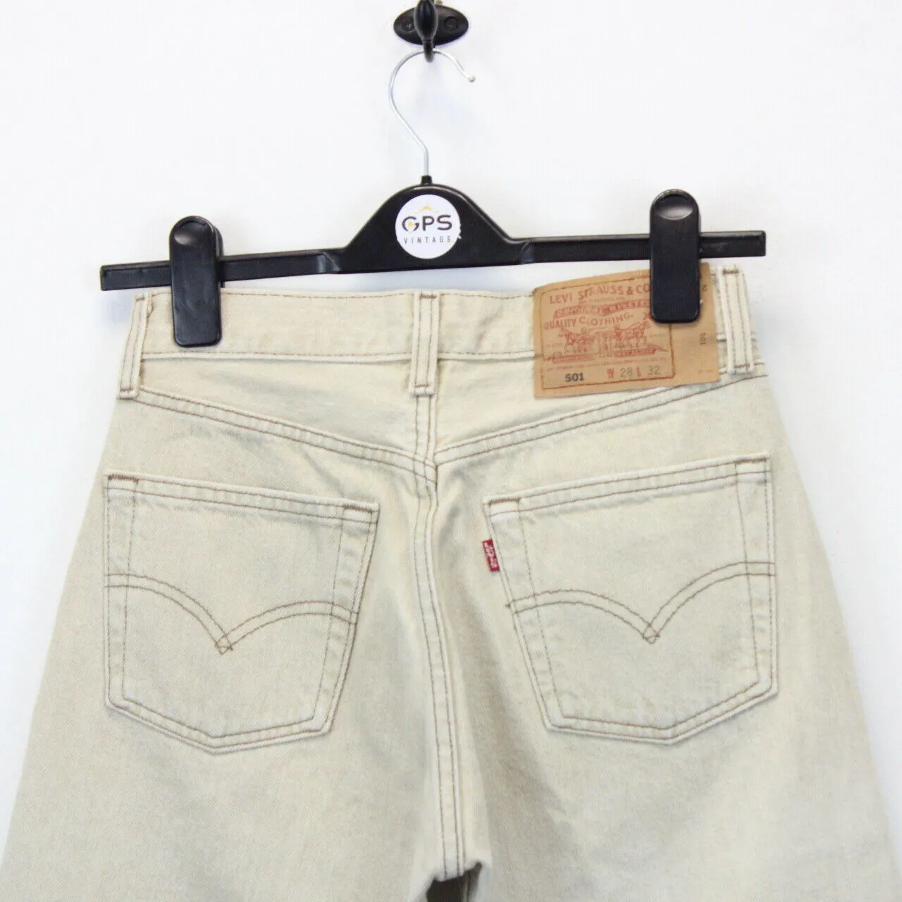 Womens LEVIS 501 Jeans Beige | W28 L28