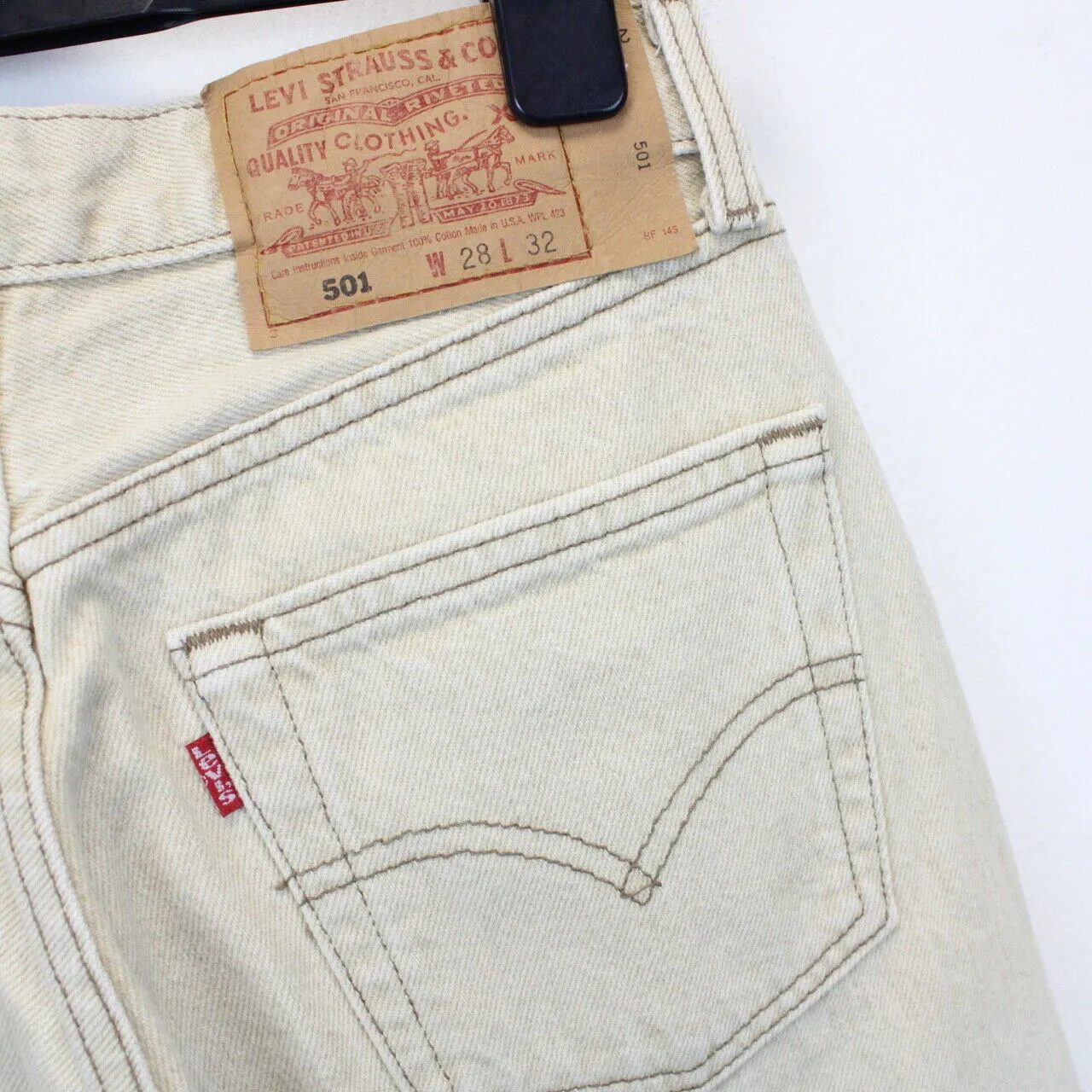 Womens LEVIS 501 Jeans Beige | W28 L28