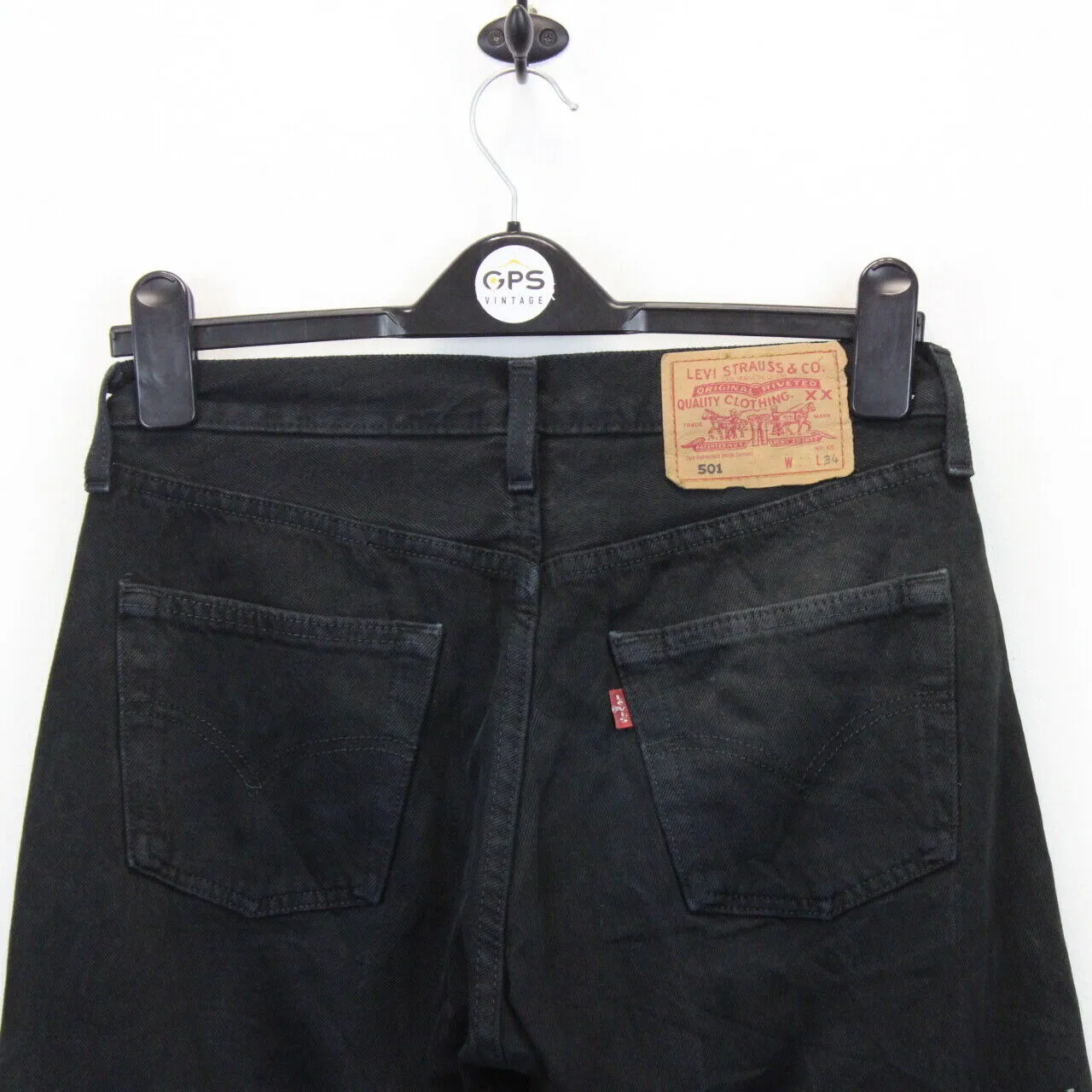 Womens LEVIS 501 Jeans Black | W28 L34