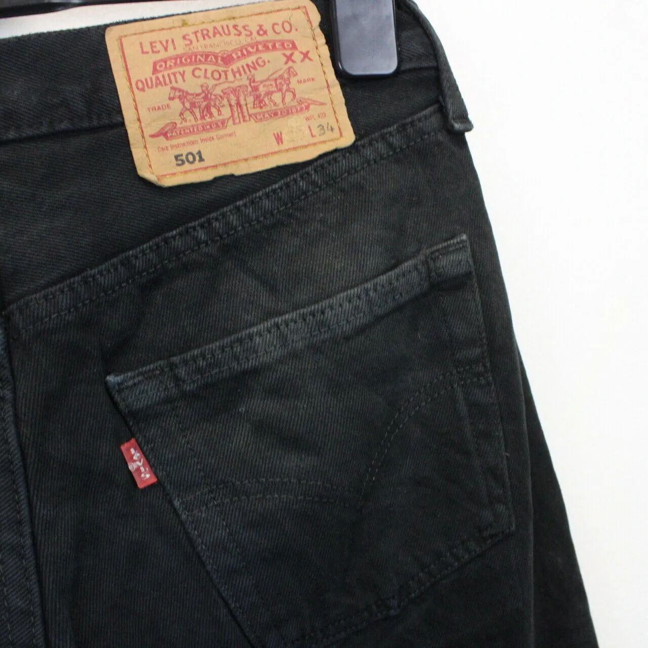 Womens LEVIS 501 Jeans Black | W28 L34