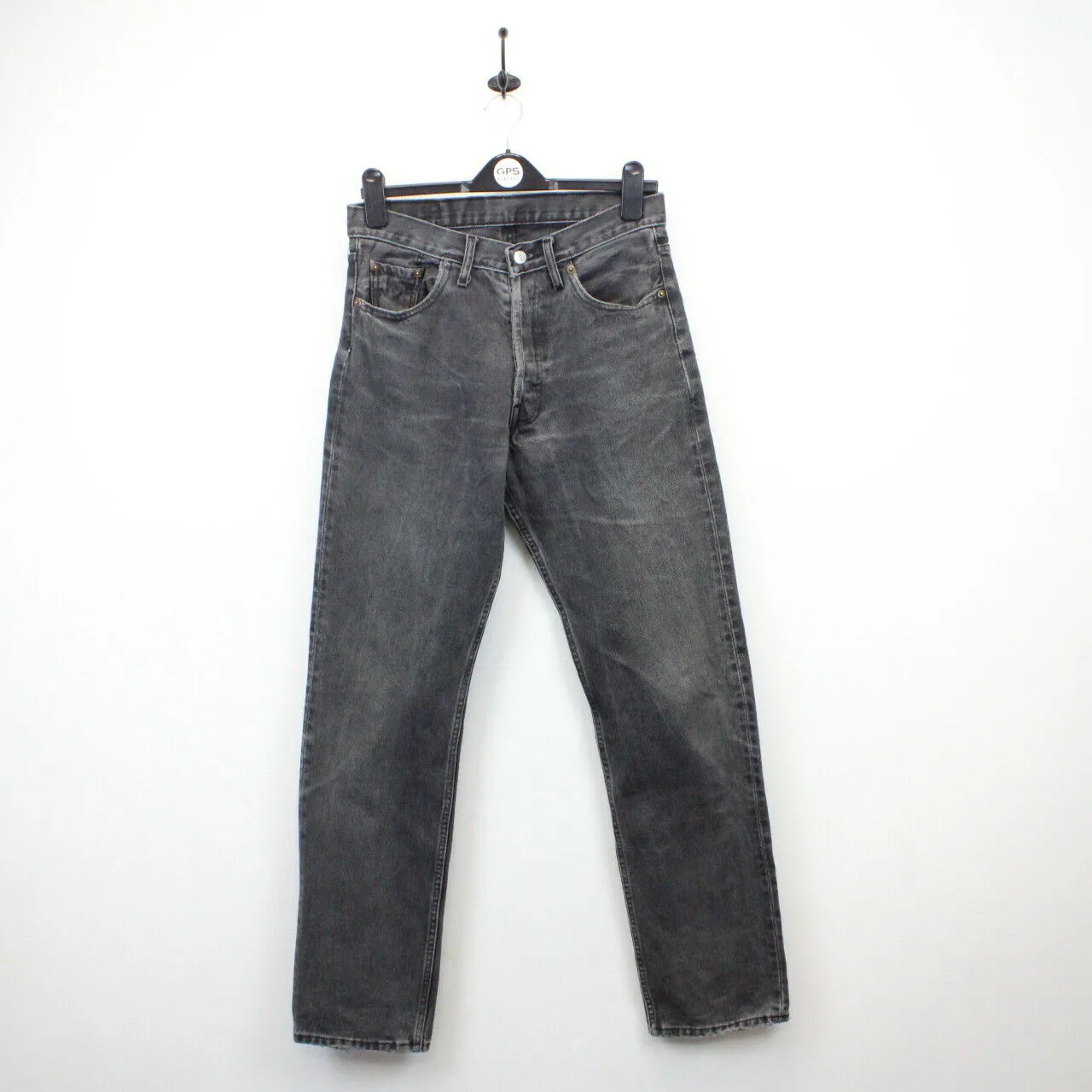 Womens LEVIS 501 Jeans Grey Charcoal | W30 L34