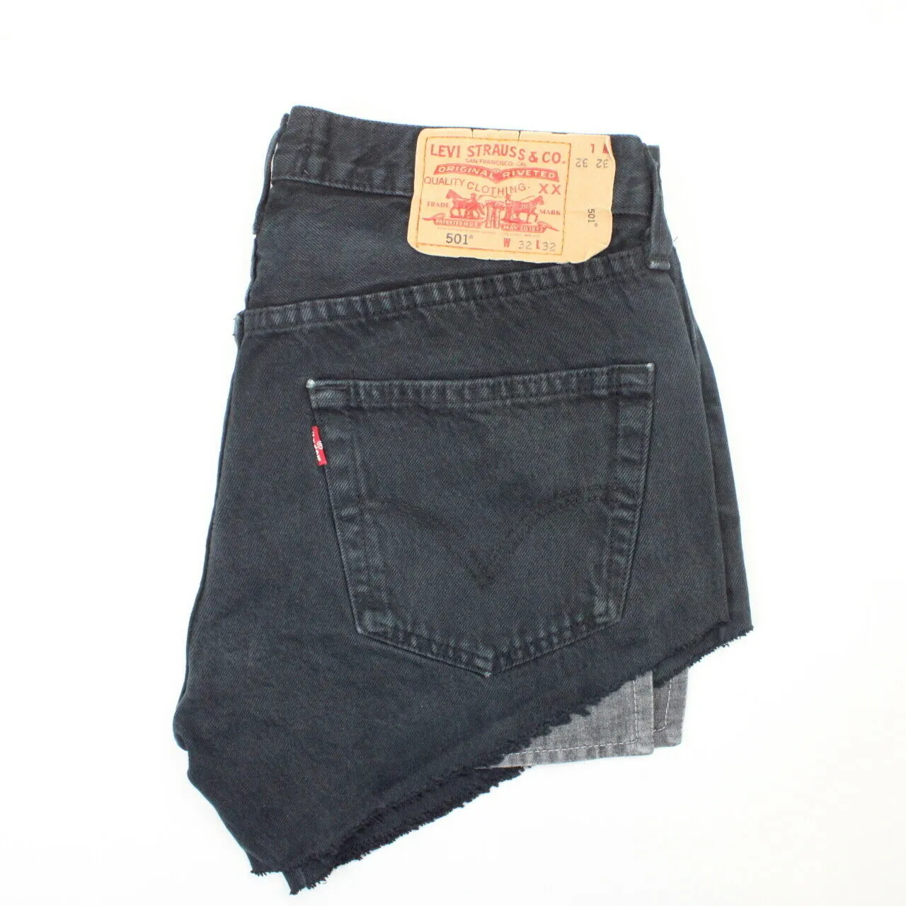 Womens LEVIS 501 Shorts Black | W32