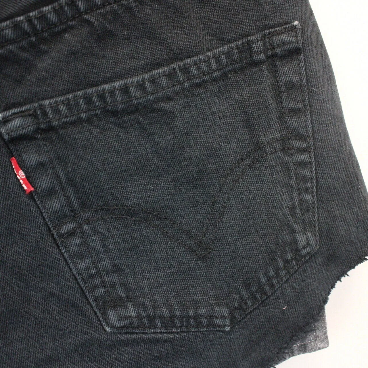 Womens LEVIS 501 Shorts Black | W32