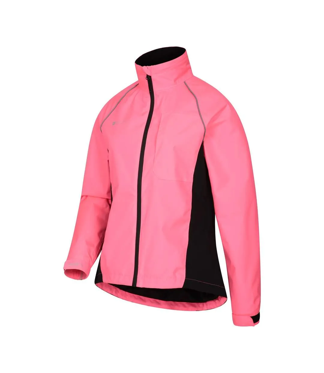 Womens/ladies adrenaline iso-viz waterproof jacket bright pink Mountain Warehouse