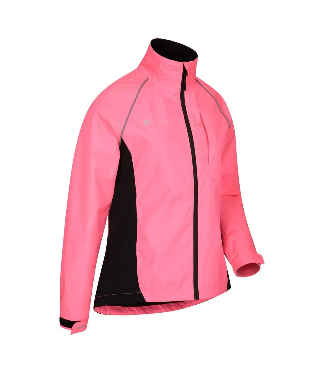 Womens/ladies adrenaline iso-viz waterproof jacket bright pink Mountain Warehouse