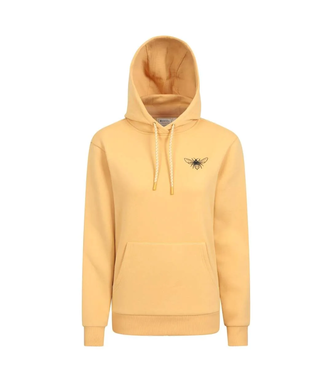 Womens/ladies bee embroidered hoodie yellow Mountain Warehouse