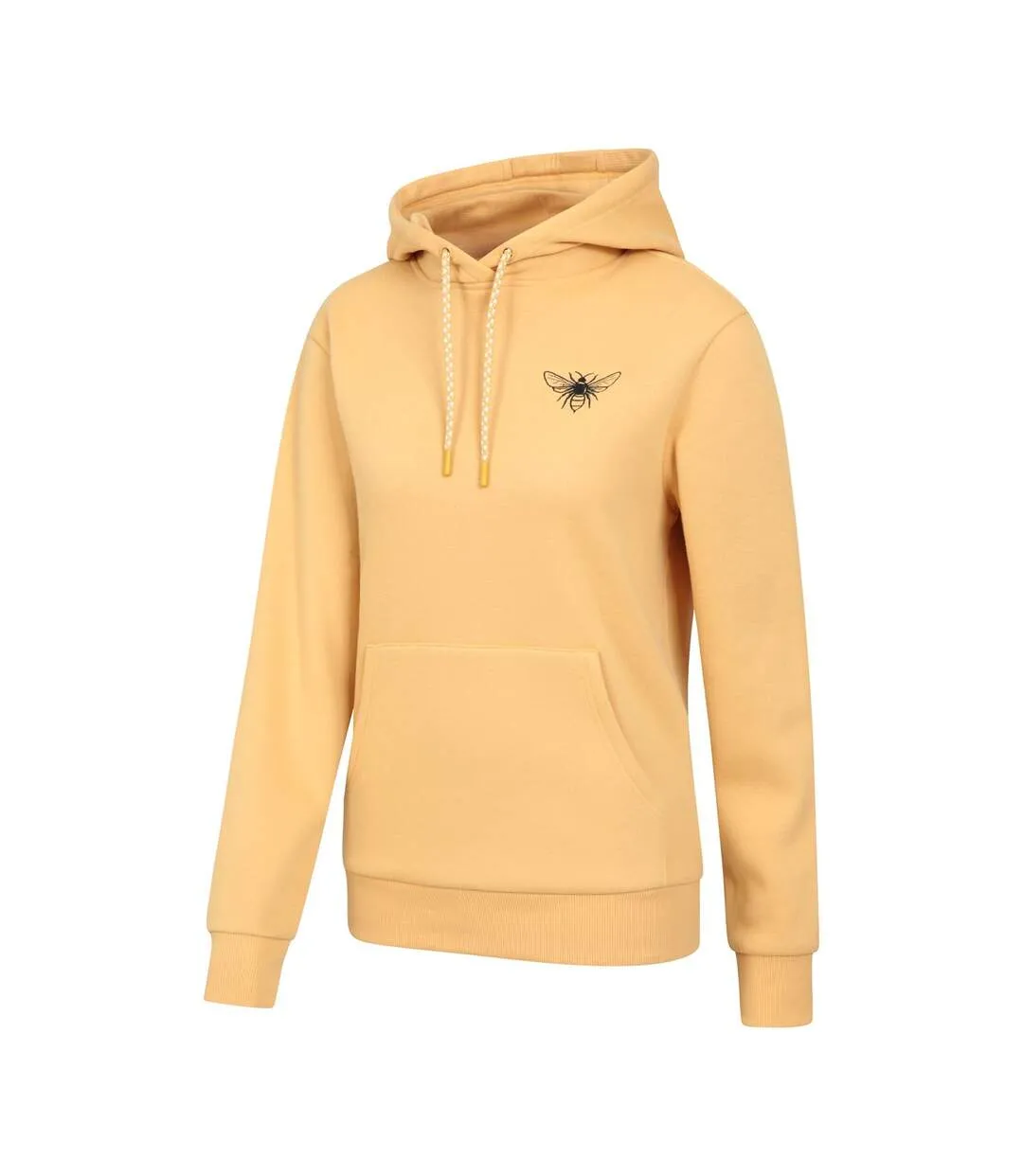 Womens/ladies bee embroidered hoodie yellow Mountain Warehouse