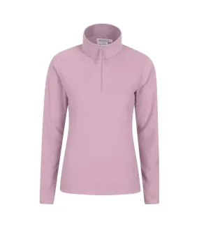 Womens/ladies camber ii fleece top light pink Mountain Warehouse