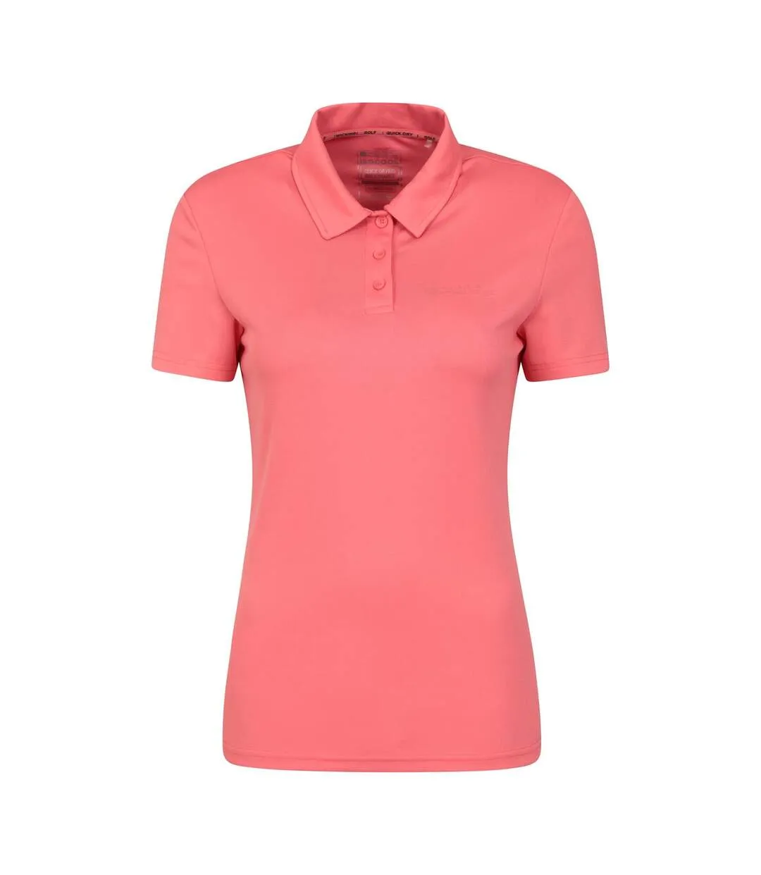 Womens/ladies classic isocool golf polo shirt pink Mountain Warehouse