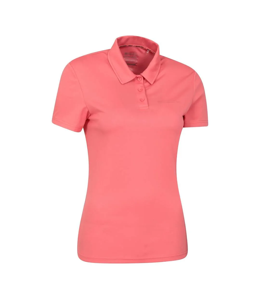 Womens/ladies classic isocool golf polo shirt pink Mountain Warehouse