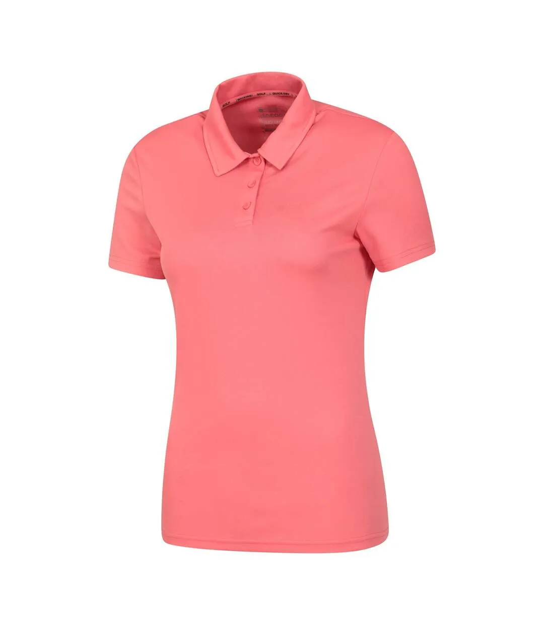 Womens/ladies classic isocool golf polo shirt pink Mountain Warehouse