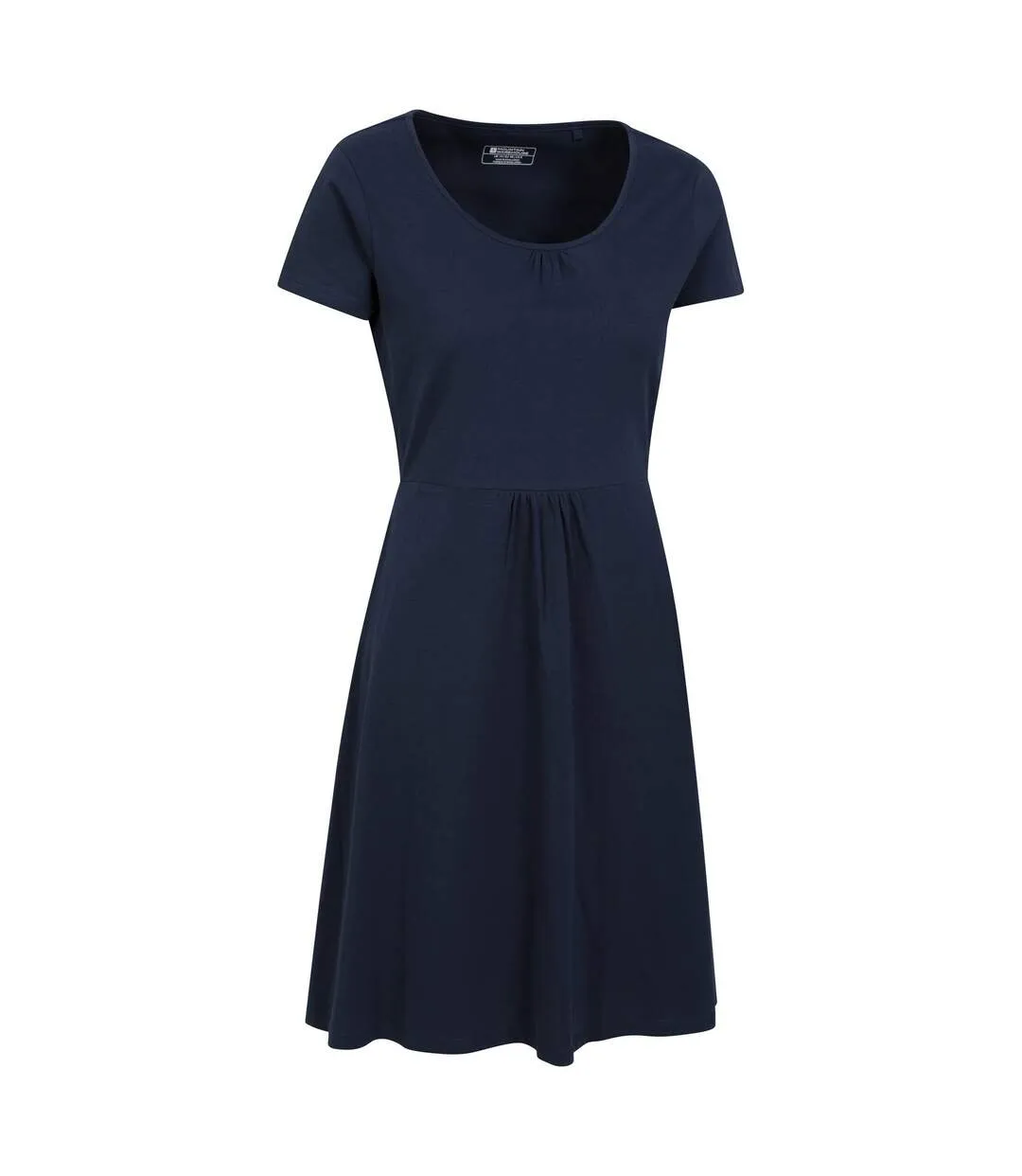 Womens/ladies essentials lora plain skater dress dark blue Mountain Warehouse