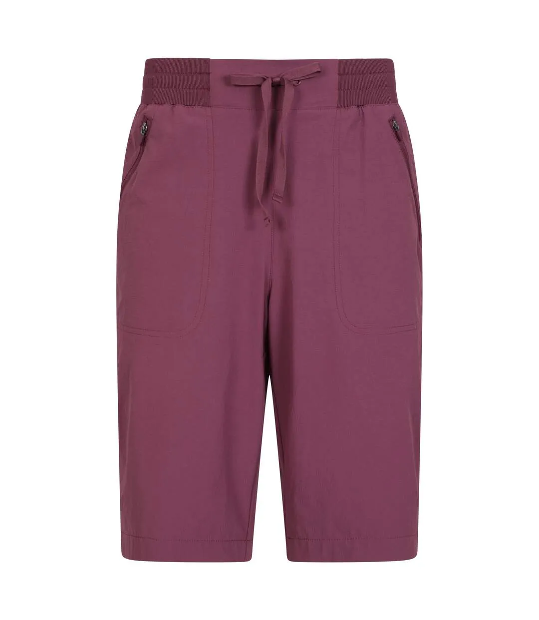 Womens/ladies explorer long shorts burgundy Mountain Warehouse