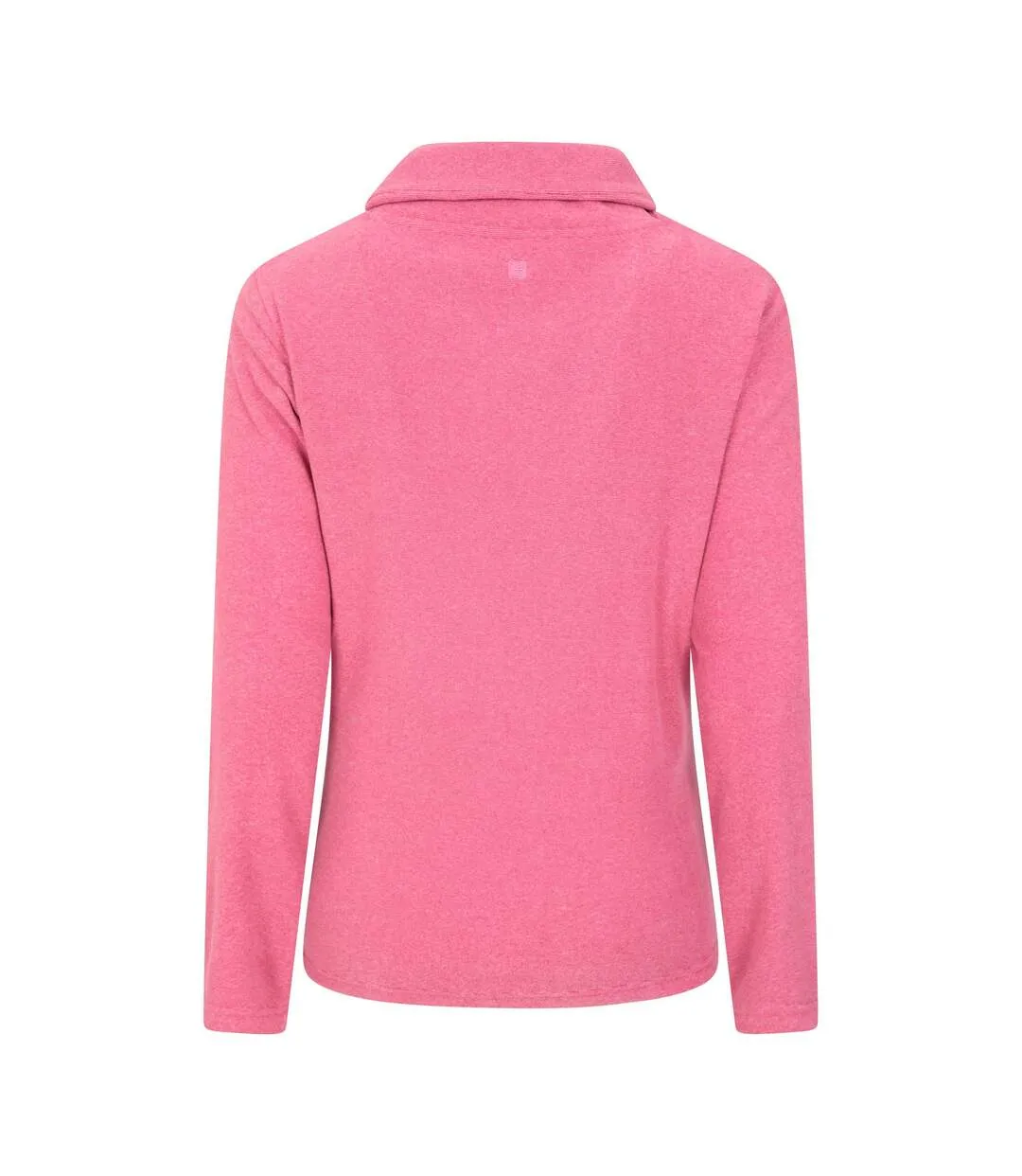 Womens/ladies hebridean cowl neck fleece top dark pink Mountain Warehouse