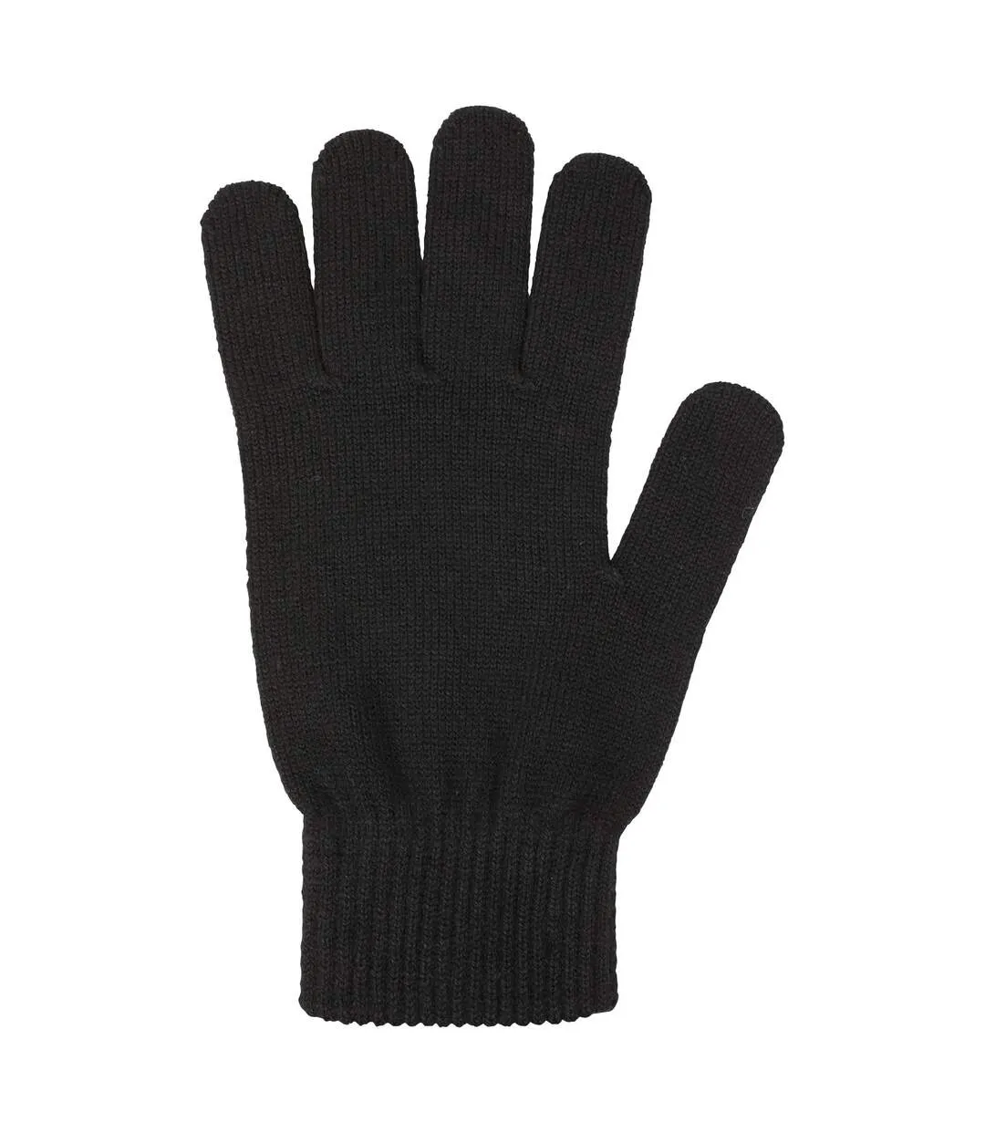 Womens/ladies knitted everyday gloves black Mountain Warehouse