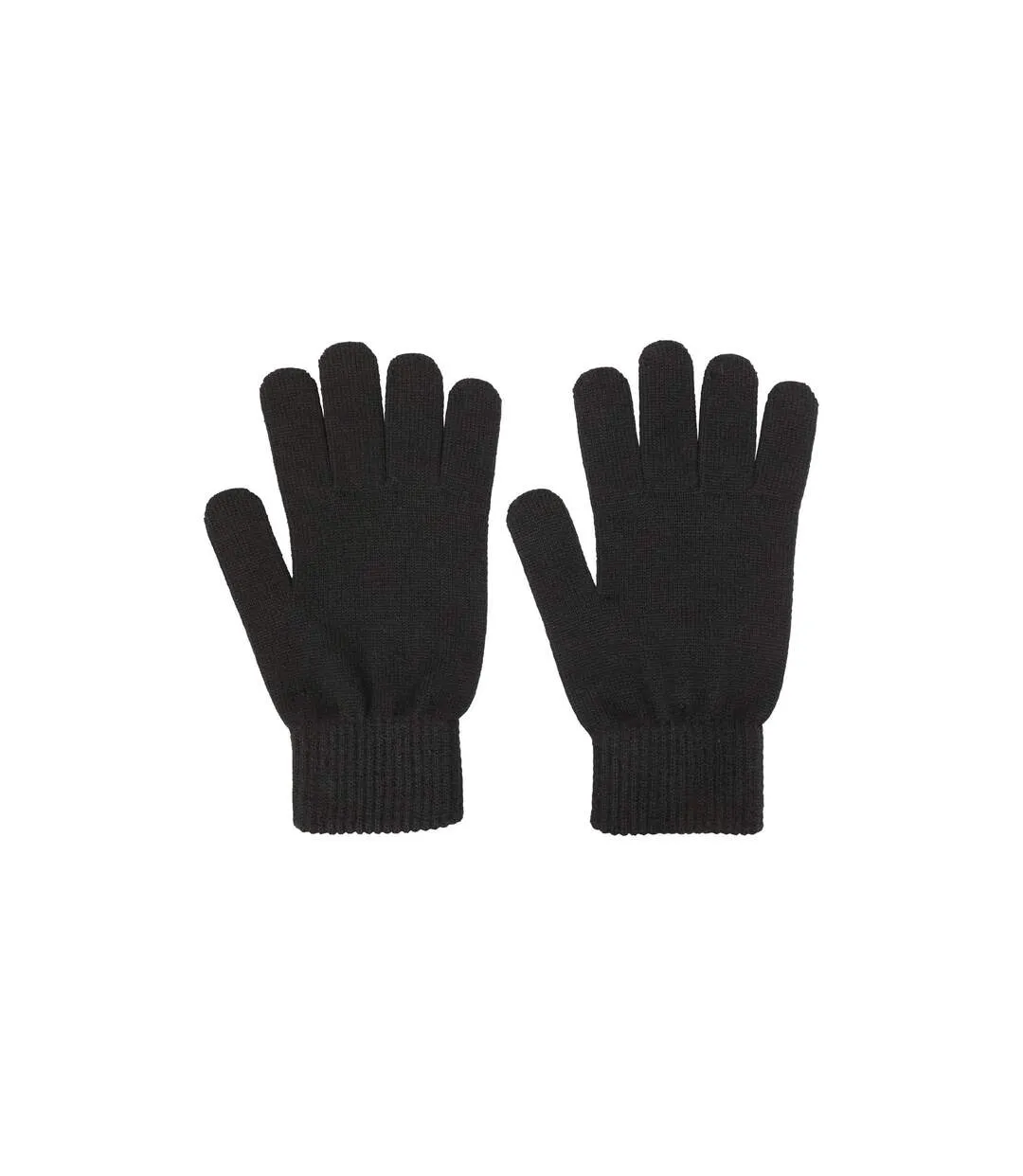 Womens/ladies knitted everyday gloves black Mountain Warehouse