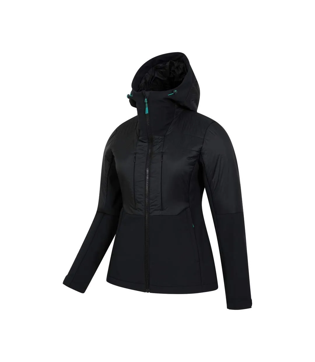 Womens/ladies machina hybrid padded jacket black Mountain Warehouse