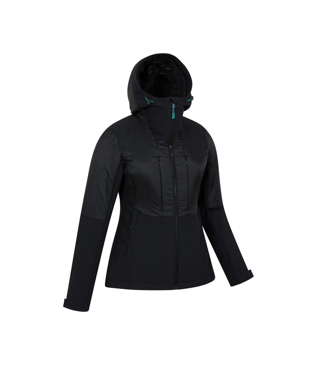 Womens/ladies machina hybrid padded jacket black Mountain Warehouse