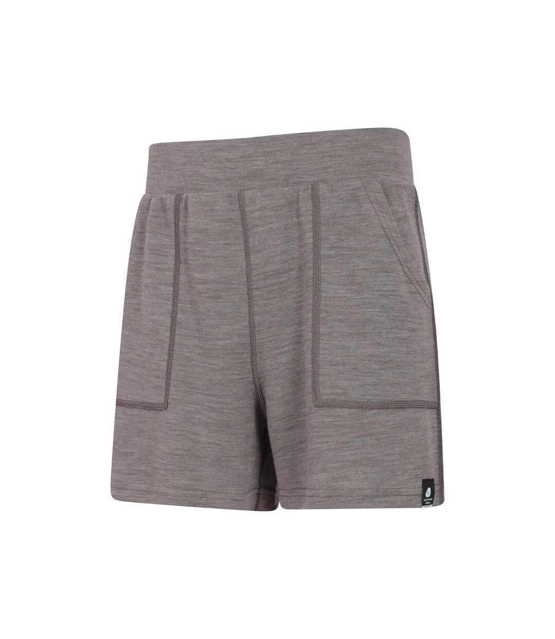 Womens/ladies merino wool sweat shorts grey Mountain Warehouse