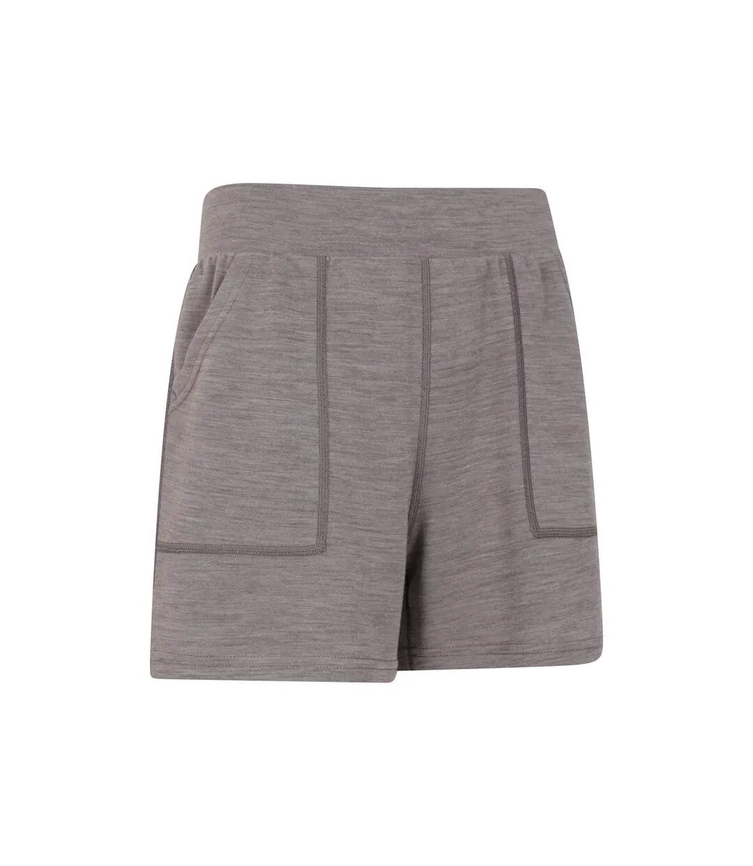 Womens/ladies merino wool sweat shorts grey Mountain Warehouse