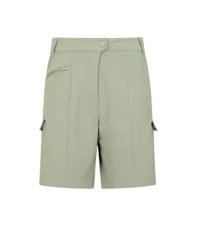 Womens/ladies monte cargo shorts khaki green Mountain Warehouse