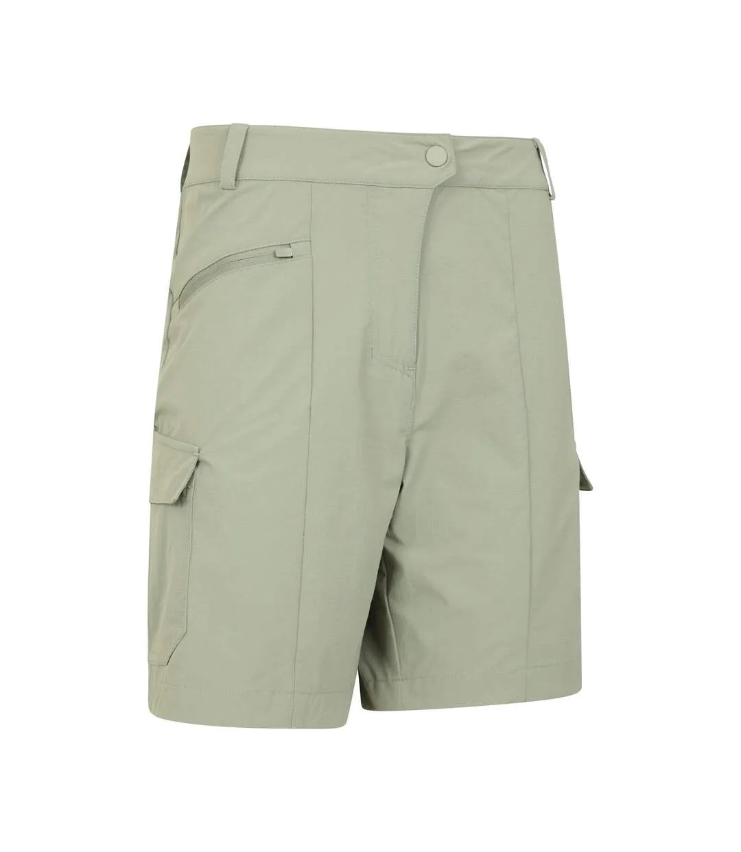 Womens/ladies monte cargo shorts khaki green Mountain Warehouse