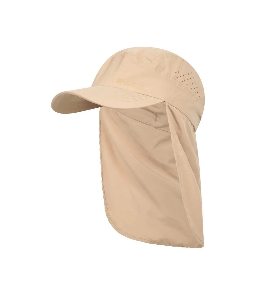 Womens/ladies quick dry neck protector cap beige Mountain Warehouse