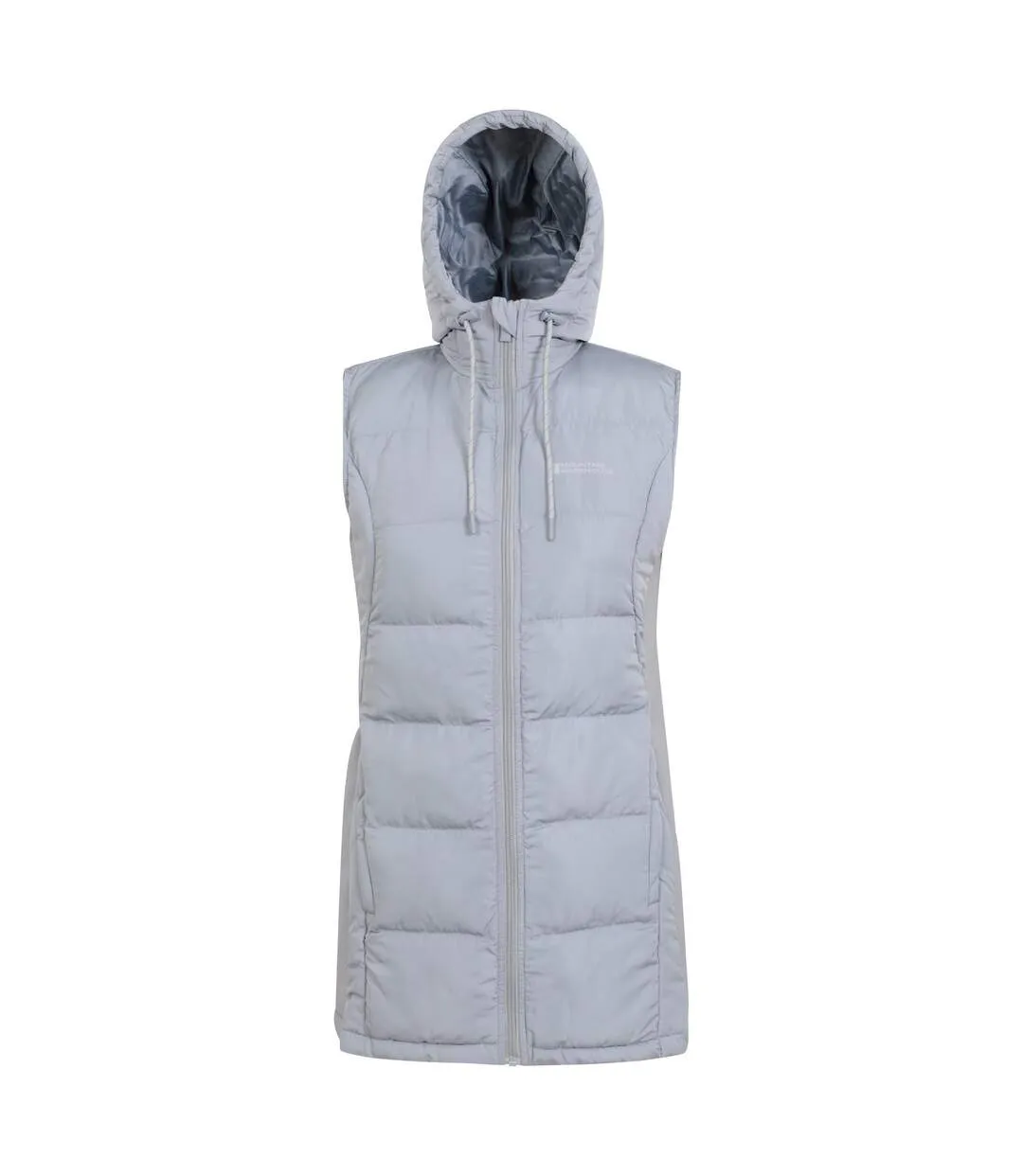 Womens/ladies saturn longline gilet grey Mountain Warehouse